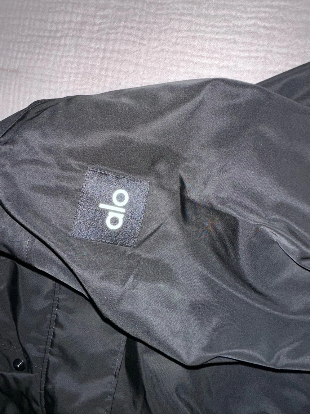ALO International Anorak Jacket in Black Size Small